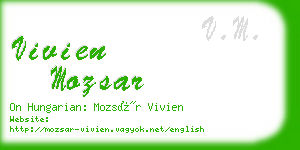 vivien mozsar business card